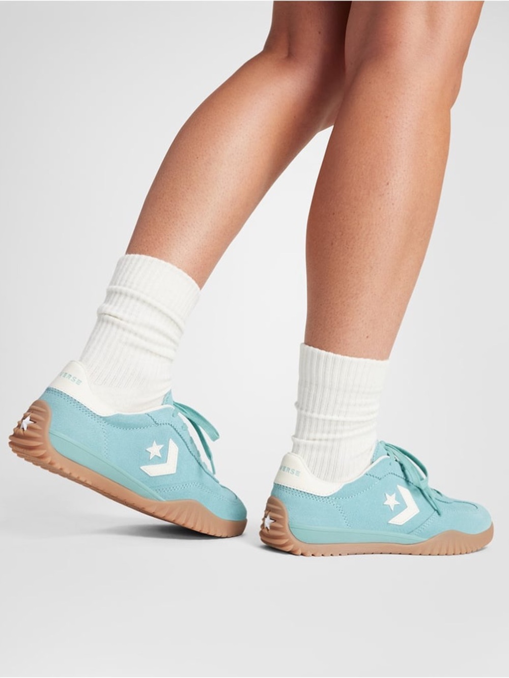 CONVERSE Run Star Trainer Womens Mint Sneakers. NWT Size 9 / EU 40.5 - Picture 2 of 9